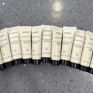 12 X Aveda Smooth Infusion Nourishing Styling Crème Sample Size 0.34 Oz Each NEW